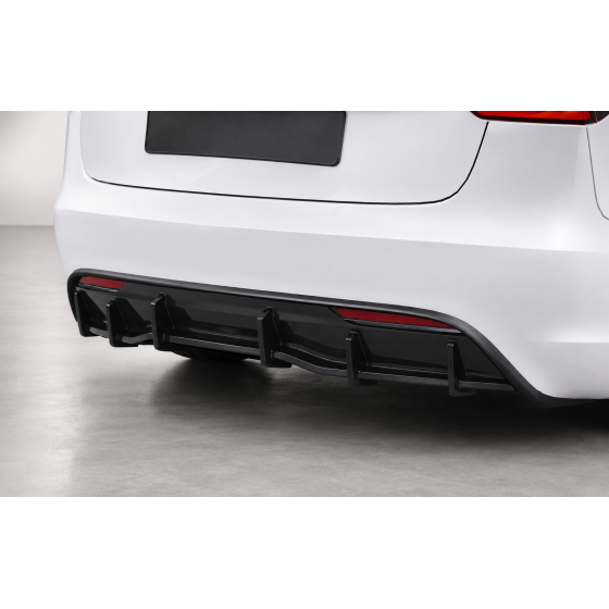 Rear Diffuser Tesla Model 3 Facelift 09/2023+ Gloss Black TUV/ABE/ITV