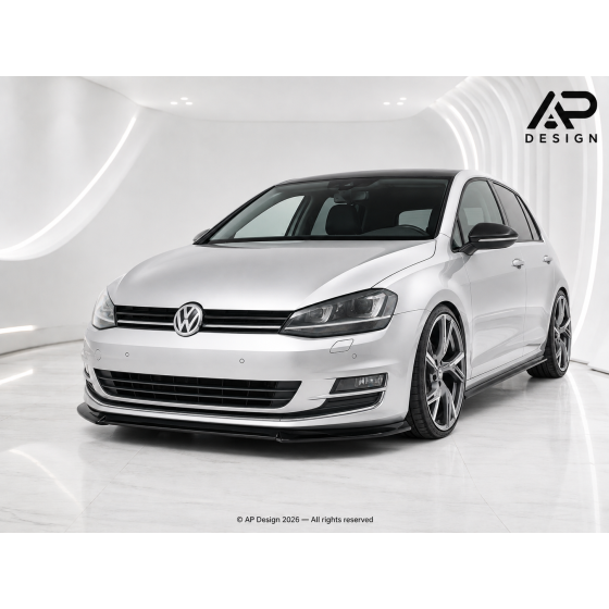 Front Spoiler Lip for VW Golf 7 Pre-Facelift (2012-2017) TUV/ABE/ITV