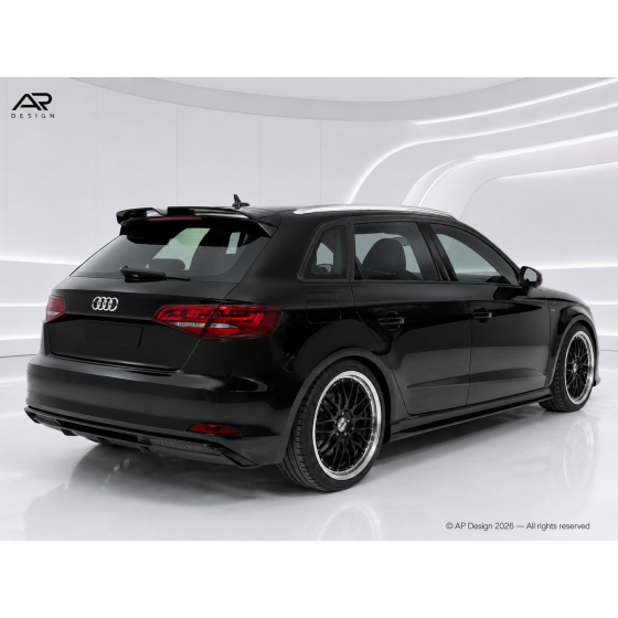 Rear Spoiler Audi A3 8V Sportback / 3-Door – Fiberflex
