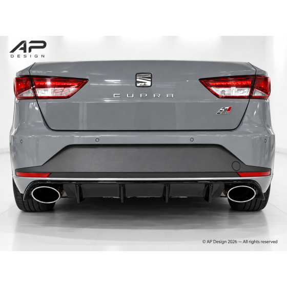 Rear Diffuser Seat Leon ST 5F Cupra 2013-2016 Gloss Black
