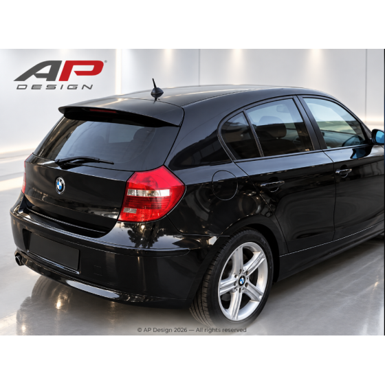 Rear Spoiler BMW E81 E87 M Pack Look Ready to Paint