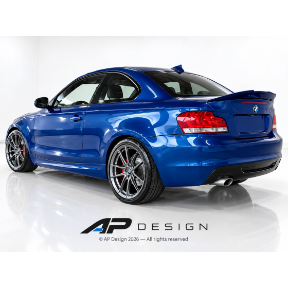 Rear Spoiler BMW E82 E88 M4 Look Gloss Black