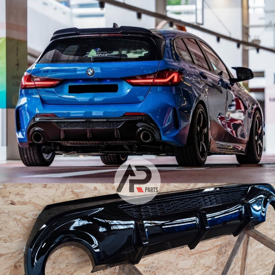 BMW F40 Rear Diffuser Mperformance gloss black