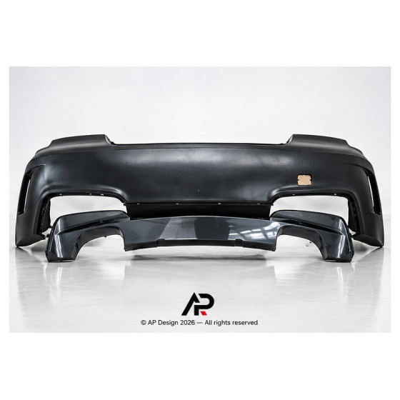 BMW E82 E88 1M Look Rear Bumper Unpainted