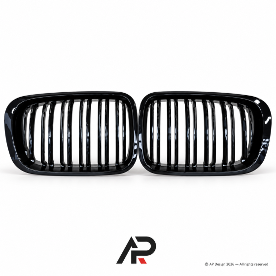 BMW 3 Series E46 Pre-Facelift (1998–2001) – Gloss Black Kidney Grilles