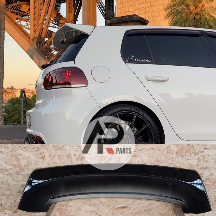 VW golf 6 GTI R rear spoiler gloss black