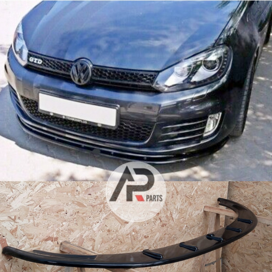 VW golf 6 Front Lip Gloss black