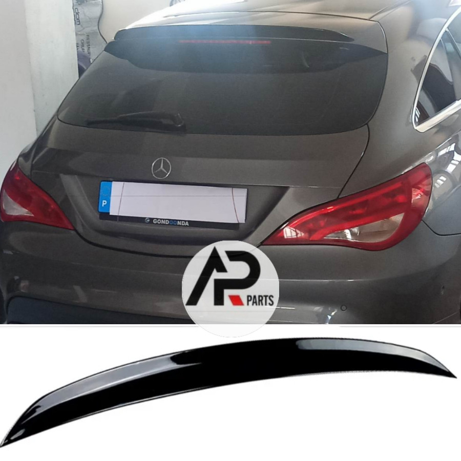 Mercedes X117 rear spoiler gloss black amg