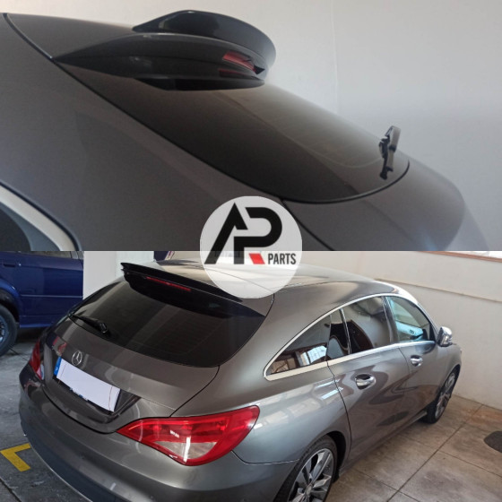 Mercedes X117 rear spoiler gloss black amg