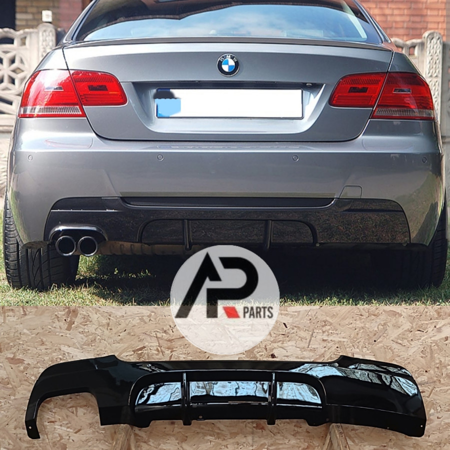BMW E92 E93 Rear Difusor Mperformance Gloss black Double