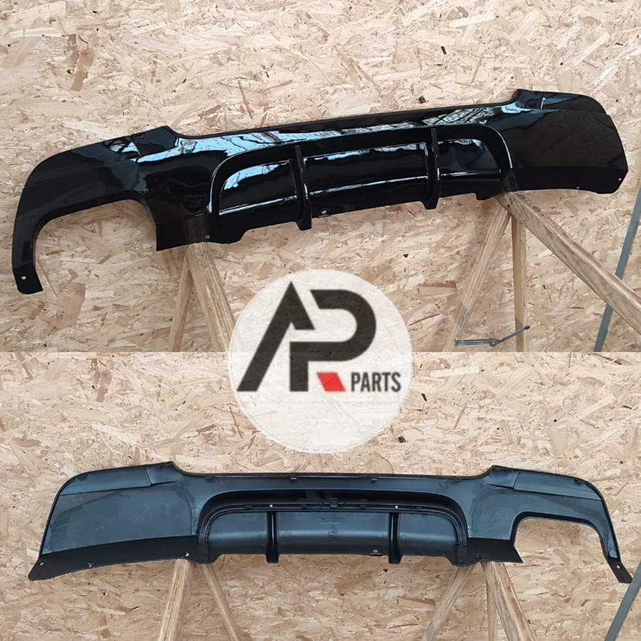BMW E92 E93 Rear Difusor Mperformance Gloss black Double