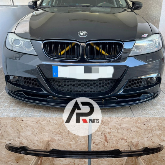 BMW E90 E91 LCI Lip Mperformance Gloss black