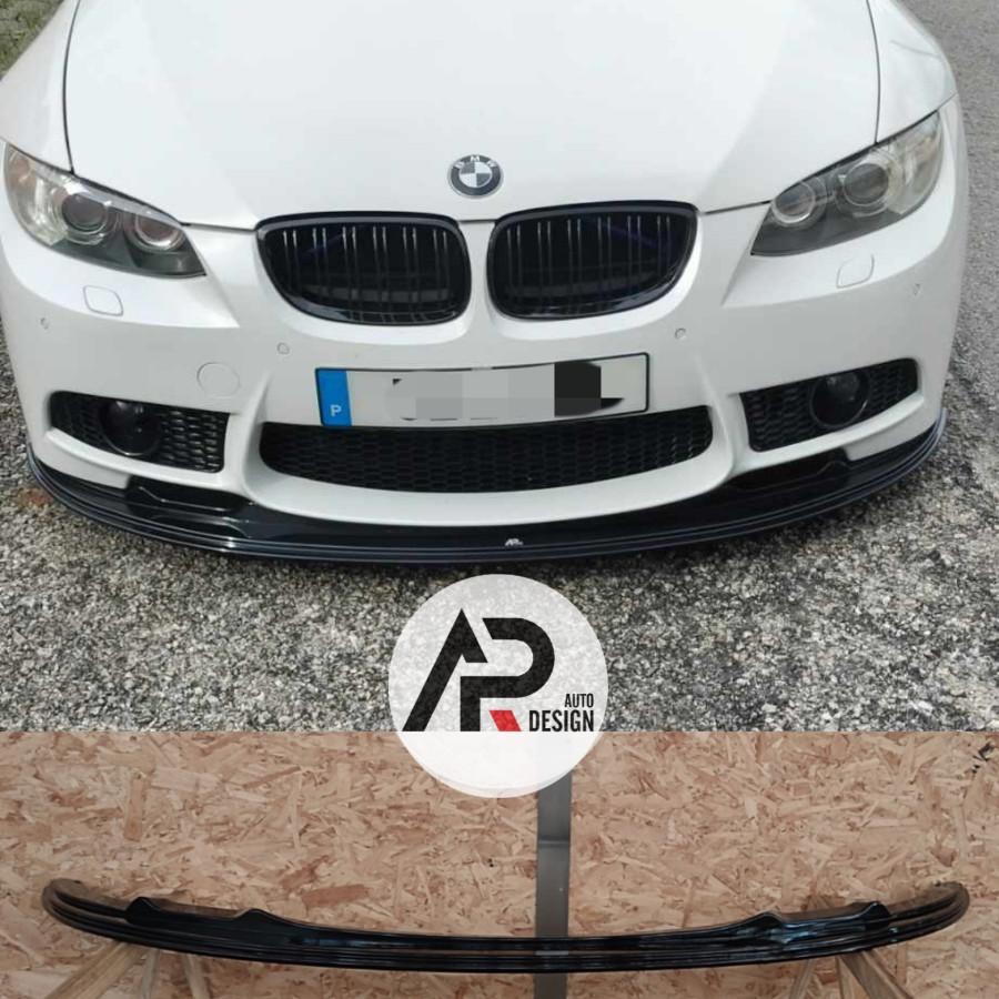 BMW E90 E91 E92 E93 Look M3 Front Lip Mperformance Gloss black