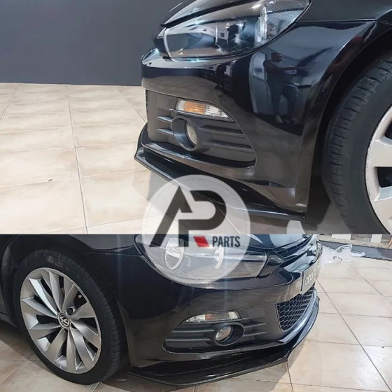 VW Scirocco Front lip  R Gloss Black