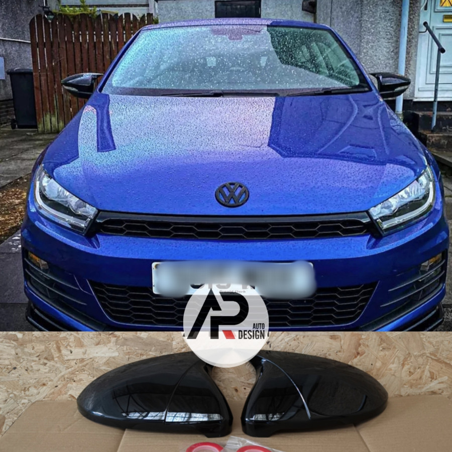 VW Scirocco mk3 Mirror cover gloss black