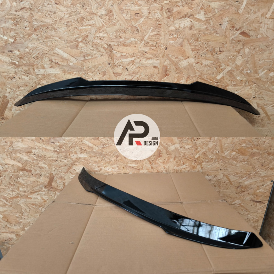 VW GOLF 8 REAR SPOILER EXTENSION GLOSS BLACK
