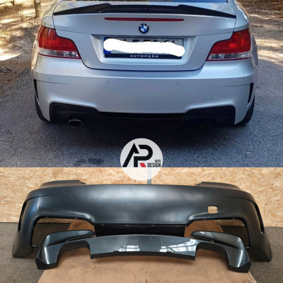 BMW E82 E88 Rear bumper 1M Look