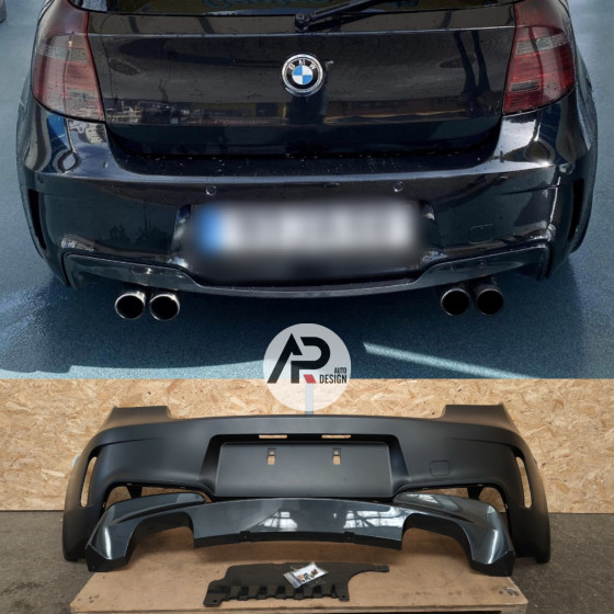 BMW E81 E87 Rear bumper 1m look
