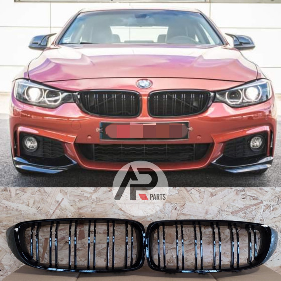 BMW F32 F33 F36 F82 F83 Front double grills gloss black