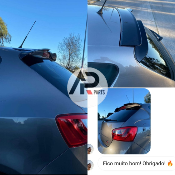 Seat Ibiza MK4 5 Door 6J Rear Spoiler Look Cupra Gloss black