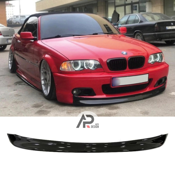 CSL Style Front Lip BMW E46 M Pack Gloss Black