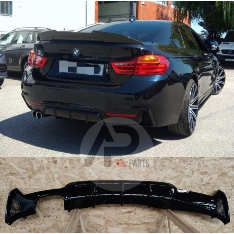 BMW F32 F33 F36 Rear Diffuser Mperformance v3