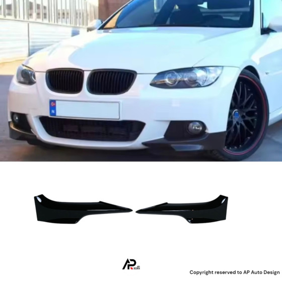 Front Splitters BMW E92 / E93 M Sport – 2006 to 2009 | Gloss Black