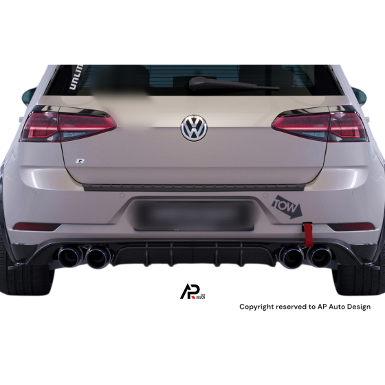 VW Golf 7.5 R Rear Diffuser...