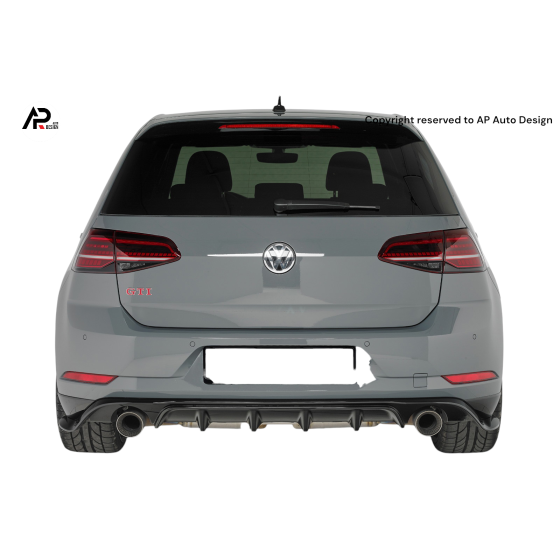 TCR Style Rear Diffuser VW...